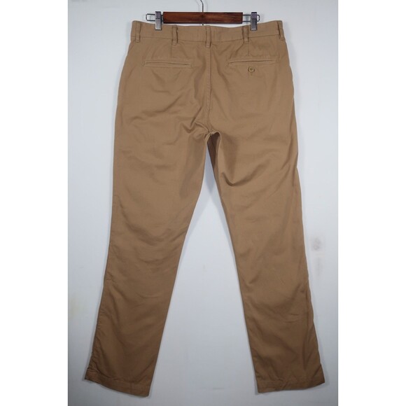 Taylor Stitch Khakis Pants Brown Tan Foundation Democratic Huckleberry 34 x 32 - Picture 6 of 9